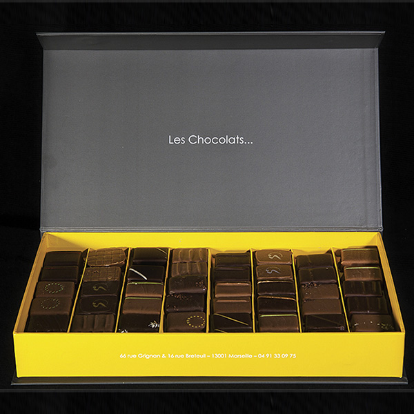 La boîte de 114 chocolats