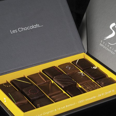 La boîte de 18 chocolats