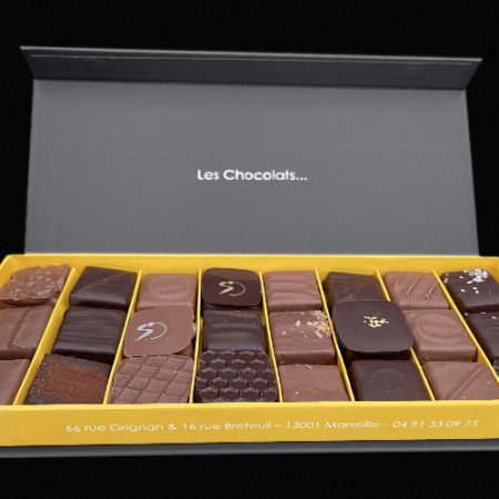 La boîte de 24 chocolats