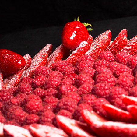 Tarte fraises & framboises