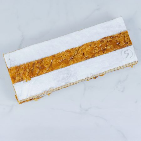 Millefeuille pommes rôties & noisettes