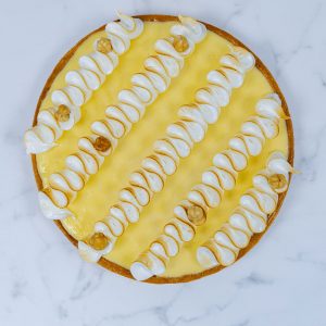 Tarte au citron pralinée & meringuée